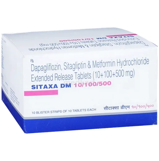 sitaxa dm 10/100/500mg tablet 10's